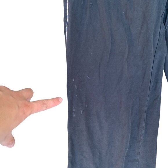 VINTAGE Burberry Sweatpants Black Medium - Picture 3 of 5